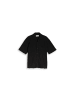 TOM TAILOR Denim Halbarmhemd in deep black