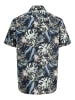 JACK & JONES PLUS Hawaii-Hemd in Black
