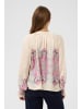 SAINT TROPEZ Langarm-Bluse SuryaSZ Gerade Passform in Boarder Paisley