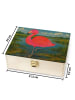 Mr. & Mrs. Panda Teebeutel Box Flamingo Classic Design ohne Spruch in Weiß