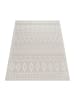 KADIMA DESIGN Teppich Kurzflor Struktur Wohnzimmer in Creme
