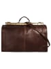 piké Doktortasche / Reisetasche LOMBARDIA GRANDE echt Leder in braun