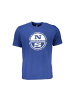 North Sails Blau Baumwolle Herren T-Shirt