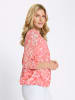 Sieh an! 3/4-Arm-Bluse in ecru-grapefruit-bedruckt