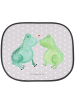 Mr. & Mrs. Panda Auto Sonnenschutz Frosch Liebe ohne Spruch in Grau Pastell