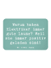 Mr. & Mrs. Panda magnet Spruch Positiver Elektriker mit Spruch in Meeresbrise