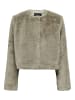 ONLY Kunstfell Jacke in Silver Sage