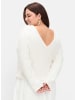 sheego Pullover in offwhite