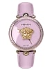 Versace Versace Damen Armbanduhr PALAZZO 39 mm Leder Armband rosa VECO022 22 in rosa