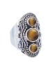 mantraroma 925er Silber - Ringe mit Tigerauge