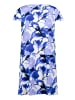 Betty Barclay Stufenkleid kurzarm in Weiß/Blau