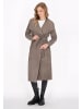 DreiMaster Women Coat in taupe grey