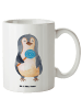 Mr. & Mrs. Panda Kaffeepott Pinguin Lolli ohne Spruch in Weiß