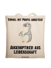 Mr. & Mrs. Panda Tote Bag Augenoptiker Leidenschaft mit Spruch in Creme