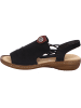 rieker Sandalette in schwarz