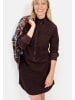 Camel Active Cordkleid aus reiner Baumwolle in Dunkelrot