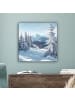 MuchoWow Leinwand bilder Schneelandschaft (BxH)