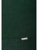 More & More schmaler Feinstrick-Basic-Rollkragenpullover in dark bottle green