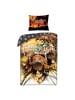 COFI 1453 Attack on Titan Bettwäsche Set aus Baumwolle Bettdeckenbezug 140 in Mehrfarbig