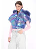 myMo Women Jacket in blue rainbow