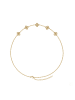 Steel_Art Halskette Damen mit Steinen Orelia goldfarben in goldfarben