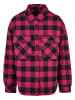Urban Classics Urban Classics Damen Ladies Flanell Padded Overshirt in wildviolet/black
