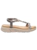 Artiker Keilsandalette in grau