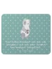 Mr. & Mrs. Panda Maus-Pad Fußballtrainer Dirigent mit Spruch in Meeresbrise