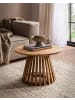 FineBuy Couchtisch in Braun / Akazie / 60x60x40