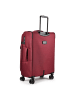 D&N Travel Line 9804 4 Rollen Kofferset 3-teilig mit Dehnfalte in dark red