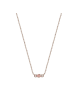 ESPRIT Halskette mit Anhänger in Rotgold – (L)45cm