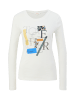 s.Oliver T-Shirt langarm in Creme