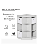 HOMCOM Kinderregal in Grau 57,4L x 57,4B x 94H cm