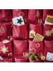 Butlers Adventskalender SANTA IS COMING in Rot / Gold