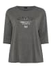 Laura Scott 3/4-Arm-Shirt in grau-melange