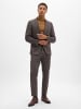 Finshley & Harding London Anzug Brixdon in braun anthrazit - 0001