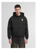 Mister Tee Mister Tee Burger EMB Fluffy Hoody in black