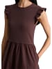 Marc O'Polo DENIM Volant-Jerseykleid flared in Burnt Aubergine