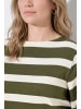 Ulla Popken Sweatshirt in dunkel khaki