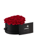 relaxdays Rosenbox "Herz" in Schwarz/ Rot