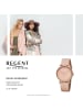 Regent Analog-Armbanduhr Regent Lederarmband orange mittel (ca. 36mm)