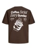 Jack & Jones T-shirt in Chocolate Brown