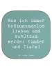 Mr. & Mrs. Panda Untersetzer Spruch Schutz für Kinder mit Spruch in Meeresbrise