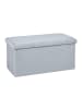 Sitzbank in Hellgrau - (B)77 x (H)38 x (T)39 cm
