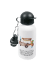 Mr. & Mrs. Panda Alu Trinkflasche Igel Maronen mit Spruch in Weiß