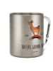 Mr. & Mrs. Panda Kaffeetasse Lama Regenbogen mit Spruch in Silber