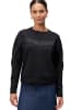 Zero  Sweatshirt mit Fransen in Black Beauty