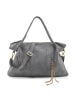 FREDs BRUDER Velvet Wild Schultertasche Leder 59 cm in dark grey