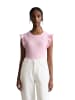Marc O'Polo DENIM Ärmelloses Volant-Top regular in Light Pink