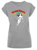 F4NT4STIC T-Shirt DC Comics Wonder Woman Lasso in grau meliert
